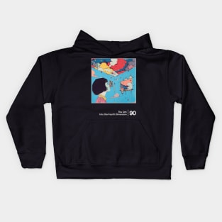 Into The 4th Dimension - Minimal Style Graphic Artwork Design Kids Hoodie